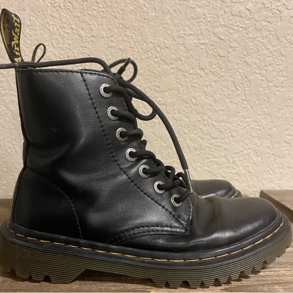Dr. Martens black combat boots